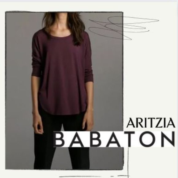 BABATON ARITZIA SILK AND CASHMERE TOP - Picture 1 of 6